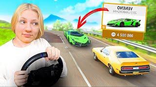 ПОКУПАЮ ВСЕ МАШИНЫ КОТОРЫЕ УВИЖУ, но МОЕЙ ИГРОЙ УПРАВЛЯЕТ СЕСТРА! (Forza Horizon 4 на Руле)