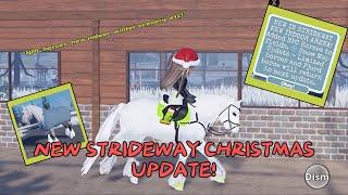 ️NEW STRIDEWAY WINTER/CHRISTMAS UPDATE!️ // *NPC horses, winter scenery, new indoor, etc.