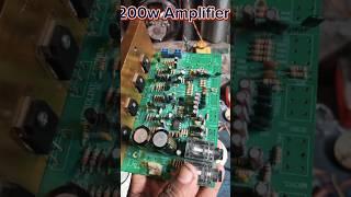 200 watt amplifier circuit board #amplifier #electrical #electrik #electronic #sortvideo #sorts#sort