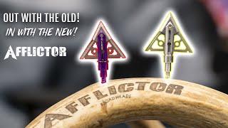 NEW DESIGN! THE K2 MINI & HYBRID X MINI FROM AFFLICTOR BROADHEADS!