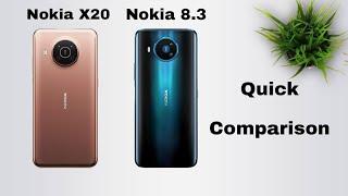 Nokia X20 Vs Nokia 8.3