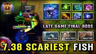 7.38 SCARIEST LATE GAME CARRY Slark | Max Attack Speed Build | Vs. Shotgun Morphling DOTA 2