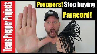 I hate paracord! Buy this instead! #prepper #camping #diy #evacuation