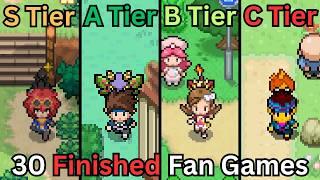 Ranking Every Completed Pokemon Fan Game I've Ever Played!