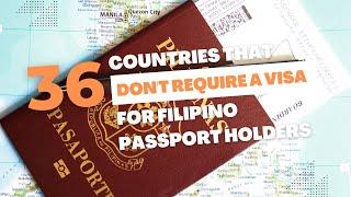 VISA FREE Countries for Philippine Passport Holders this 2024