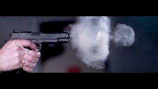 Pistol Shot Recorded at 73,000 Frames Per Second