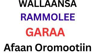 AKKAMITTI RAAMMOLEE GARA WALLANTU? | Intestinal infestation Afaan Oromootiin