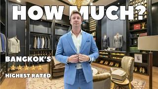 How Much to Buy a Custom Tailor Made Suit at Bangkok's HIGHEST RATED Tailor?