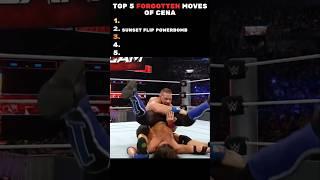 Top 5 Forgotten moves of John Cena #shorts #wwe