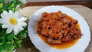 Bigos made of sauerkraut. A simple and traditional recipe.