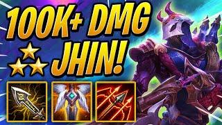 3 STAR JHIN ⭐⭐⭐ - 100,000 DAMAGE! | TFT Guide | Teamfight Tactics Set 3 Galaxies League of Legends