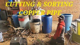 CUTTING & SORTING COPPER PIPE FOR #1 & #2 COPPER TO MAXIMIZE YOUR PROFITS