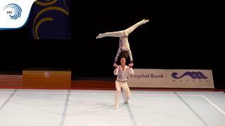 Ilya RYBINSKI & Yauheni NOVIKAU (BLR) – 2015 Acrobatic European silver medallists Dynamic