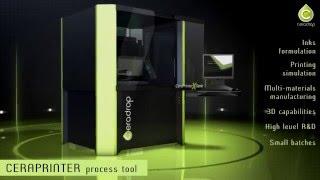 CeraPrinter technology dedicated to Printed Electronics and Smart 3D Printing