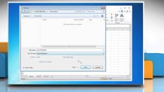 Excel 2010: Save workbooks directly to Skydrive: Windows® 7