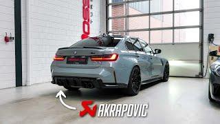 Mosselman BMW G80 M3 Competition with a Full Akrapovic Exhaust System!