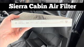 2019 - 2022 GMC Sierra Cabin Air filter Replacement - How To Change Or Replace AC Filter Location