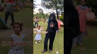 King Kong  gorilla prank,I got beaten up by girls while trying to prank them.