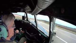 DC-3 cockpit view OH-LCH