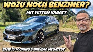 BMW i5 Touring eDrive40 Megatest. Reichweite Ladezeit Verbrauch uvm.