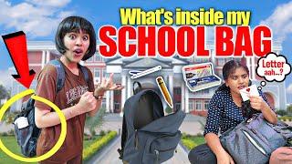 Ammu's SCHOOL BAG TOUR  - Back to School  || Ammu Times