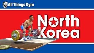 Team North Korea Day 2 2014 World Weightlifting Championships  Training Hall