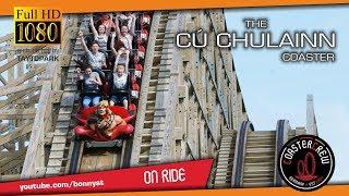 The Cú Chulainn Coaster onride POV | Emerald Park | Wooden Roller Coaster Gravity Group front seat