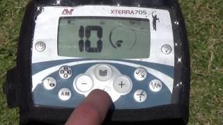 Minelab Xterra 705 Beach Settings