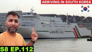Finally Arriving in South Korea  by taking the Ferry from Japan  S8 EP 112 | Pakistan to Japan