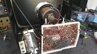 Servicing a 1966 Admiral pk1560 15" b&w vacuum tube television