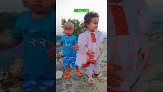 Aysal and Hashir try to walk #cutebaby #youtubeshorts #baby