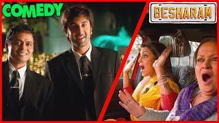 Besharam | Comedy Scene 01| Ranbir Kapoor | Rishi Kapoor | Javed Jaffery | Abhinav Kashyap