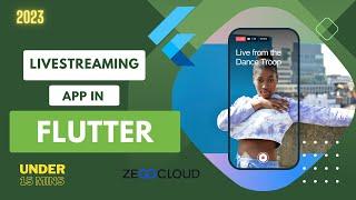 Live streaming app in Flutter under 15 mins | Zegocloud SDK