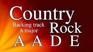 Country Rock, uptempo country backing track in A major, 180bpm. Play along & have fun!