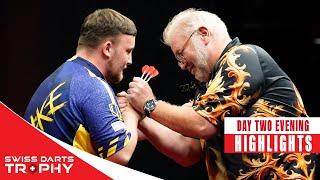 BASEL BLOCKBUSTER! | Day Two Evening Highlights | 2024 Swiss Darts Trophy