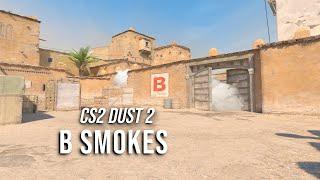 new B Smokes for CS2 Dust 2