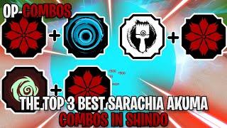 [CODE] 3 BEST *OP* SARACHIA AKUMA COMBOS IN SHINDO LIFE! | Shindo