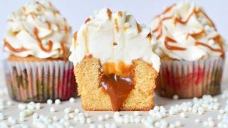 Карамельные капкейки  Соленая карамель  Caramel cupcakes