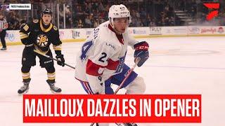 Canadiens Prospect Logan Mailloux Scores Dazzling Goal In AHL Season Opener With Laval Rocket