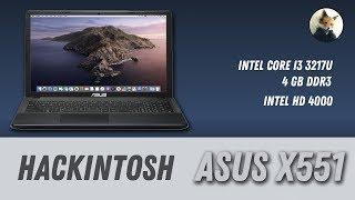 Asus x551 Hackintosh Catalina & Big Sur / Как установить | How to install Hackintosh on Asus x551