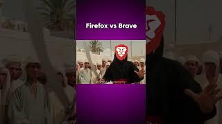 Firefox vs Brave browser