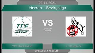 BZL/Mittelrhein: TTF GW Elsdorf vs  1. FC Köln V