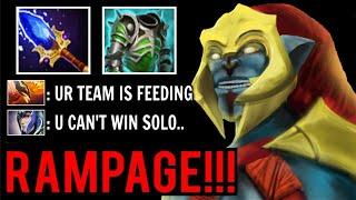 HUSKAR MID IS BACK Insane Burn Damage RAMPAGE vs Luna Epic Late Game Battle WTF Dota 2