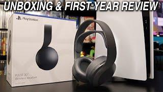 Midnight Black Pulse 3D Wireless Headset Unboxing. | Year One Review of the PS5 Pulse Headset