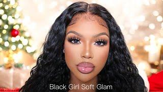 BLACK GIRL SOFT GLAM MAKEUP TUTORIAL   | KaaylaDee