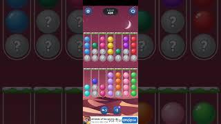 Game:Ball Sort iq Puzzle gameplay level 428 Up ️