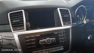 Mercedes-Benz ML W166 dash cam front and rear camera install with hardwire kit