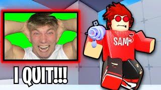 TOXIC Streamer Quits after i beat him In Roblox Rivals