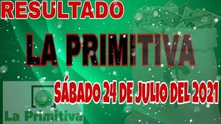 RESULTADOS LA PRIMITIVA DEL DÍA SÁBADO 24 DE JULIO DEL 2021 €36,000,000 /LOTERÍA DE ESPAÑA/