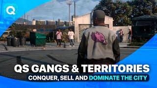 [QB/ESX] Quasar Gangs & Territories | Gangs, Conquest of territories & Dealers